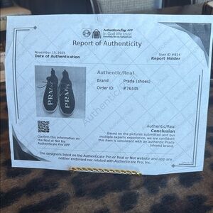 Prada Black and White Logo Knit Sneaker size 9/ 40